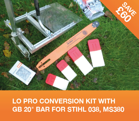 lo pro conversion kit with gb 20 bar for stihl 038, MS380